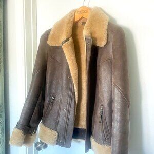 Overland Sheepskin Bomber Jacket - Lacey